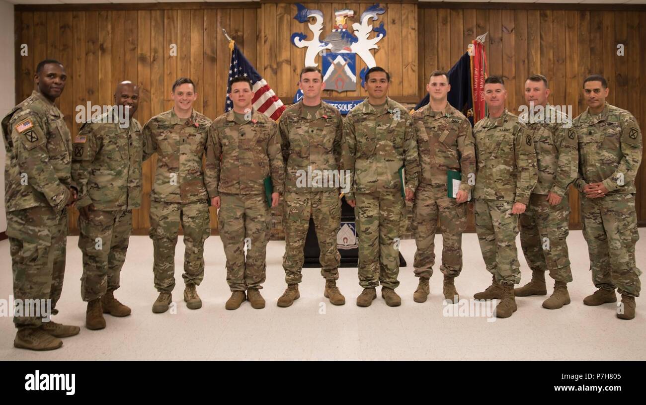 Soldiers from 1st Brigade Combat Team, 10th Mountain Division 187 INF