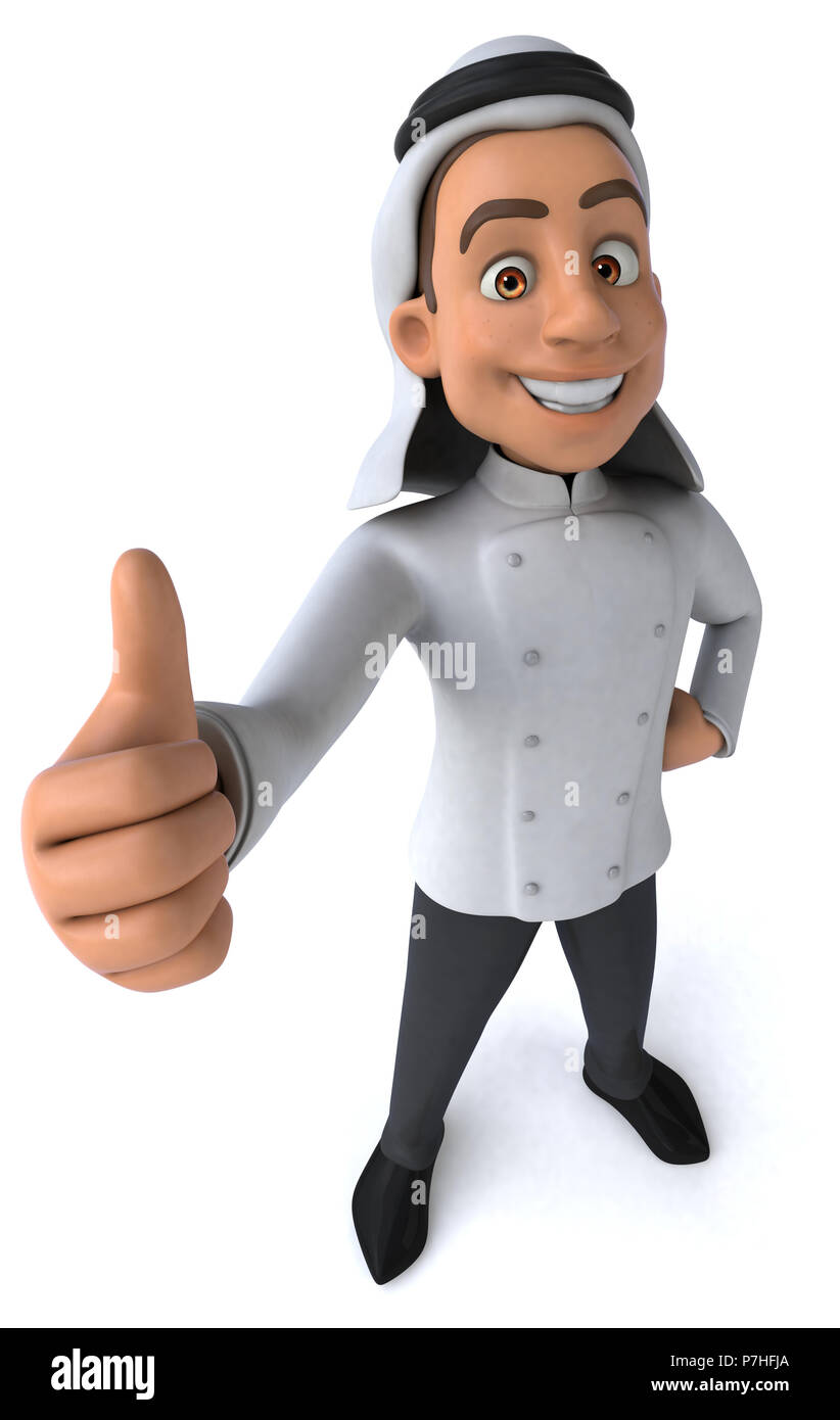 Arab Chef Stock Photo Alamy