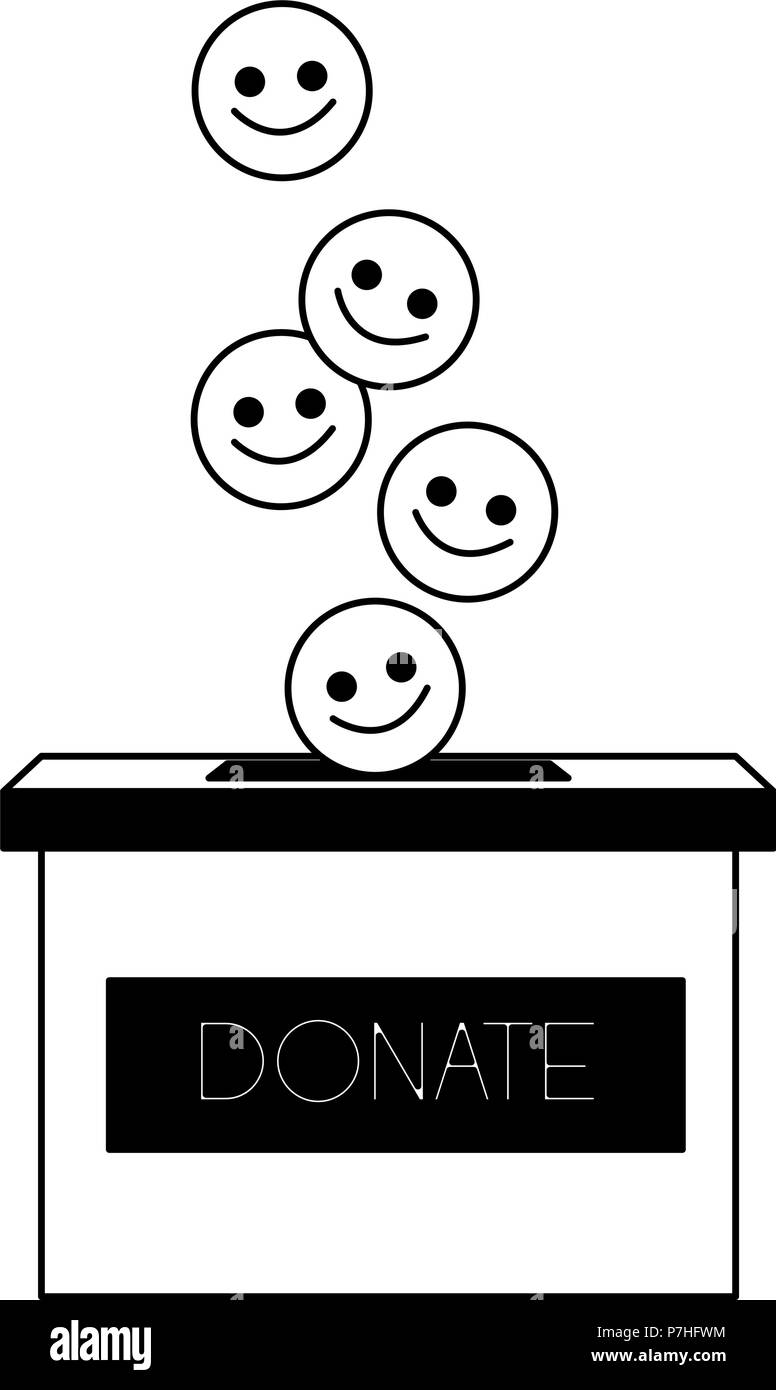Clothing donation box Black and White Stock Photos & Images - Alamy
