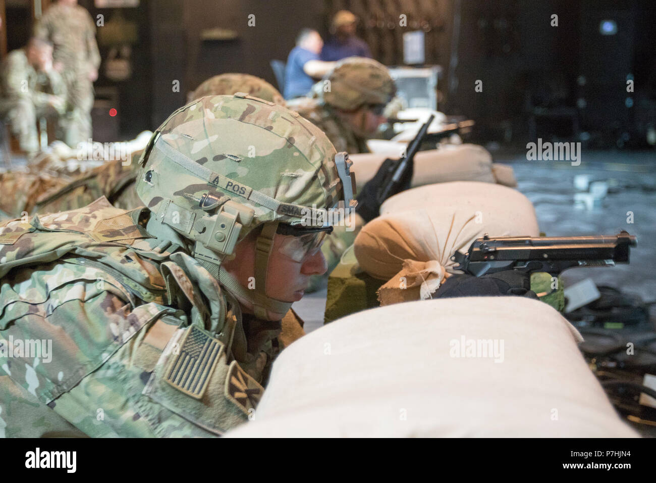 U. S Army Staff Sgt. Steven Smarrito, assigned as a fire direction ...