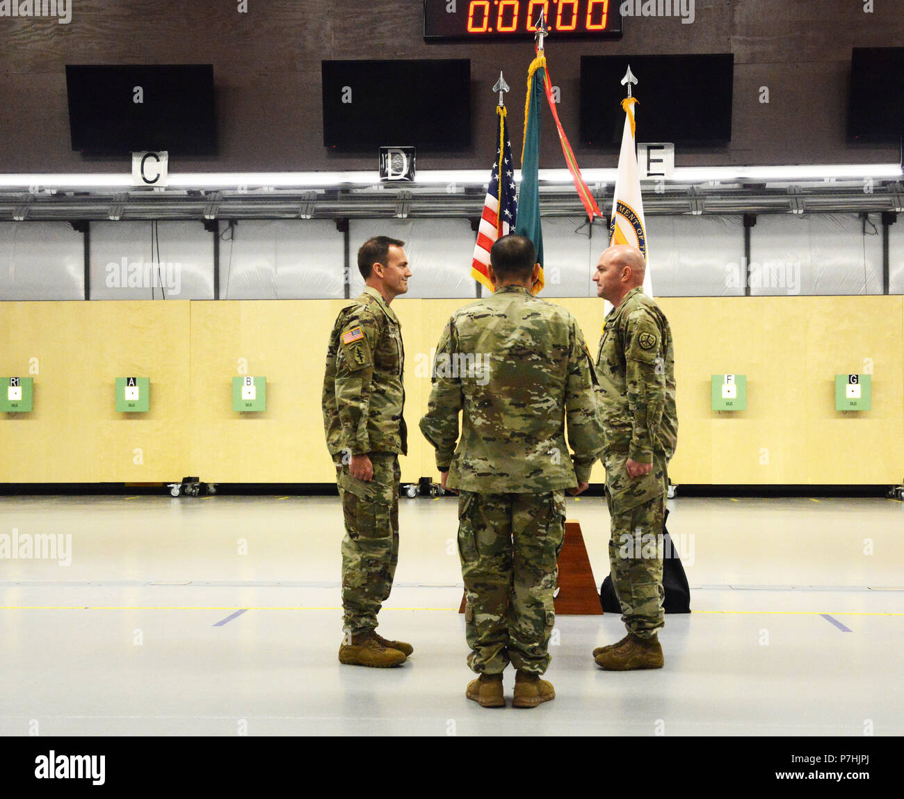 Leadership conduct a Change of Command Ceremony for the U.S. Army ...