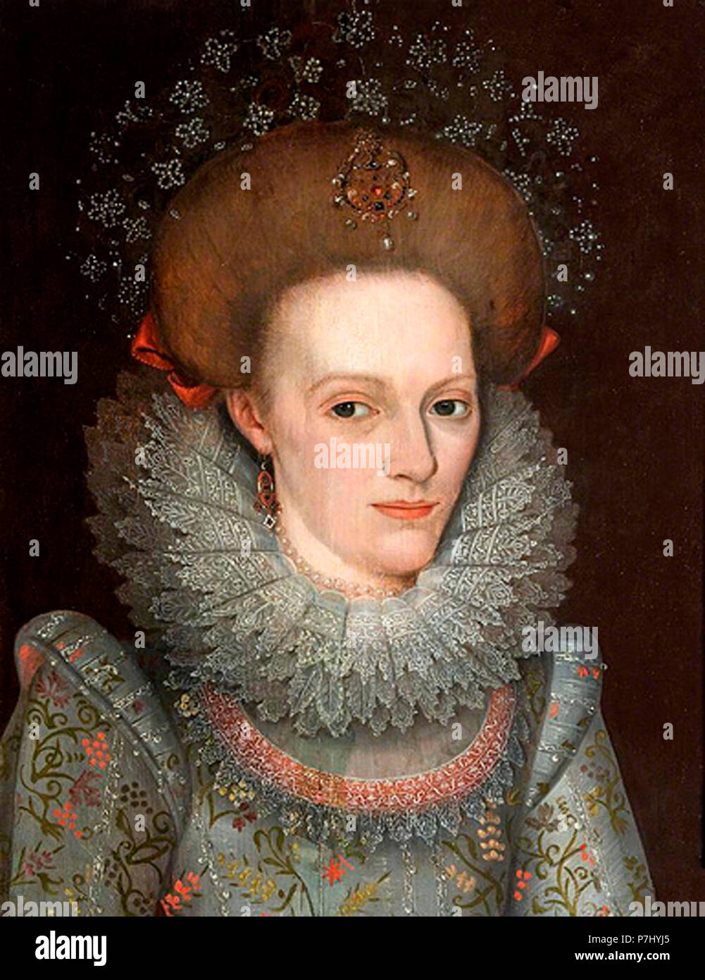 vintage portrait painting Stock Photo - Alamy