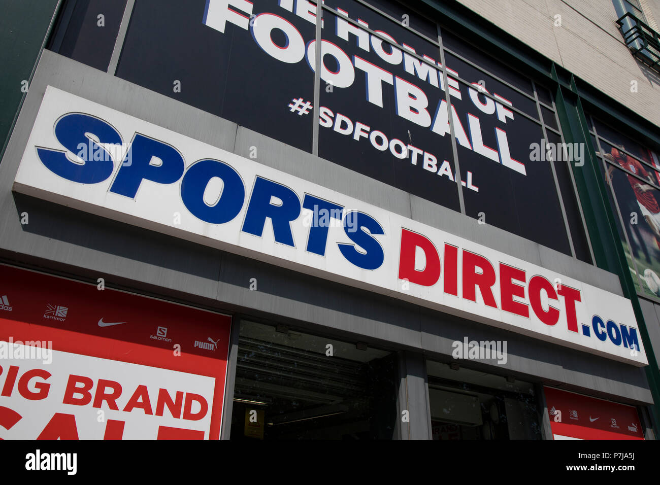 Sign for the clothing brand Sports Direct in Birmingham, United Kingdom  Stock Photo - Alamy