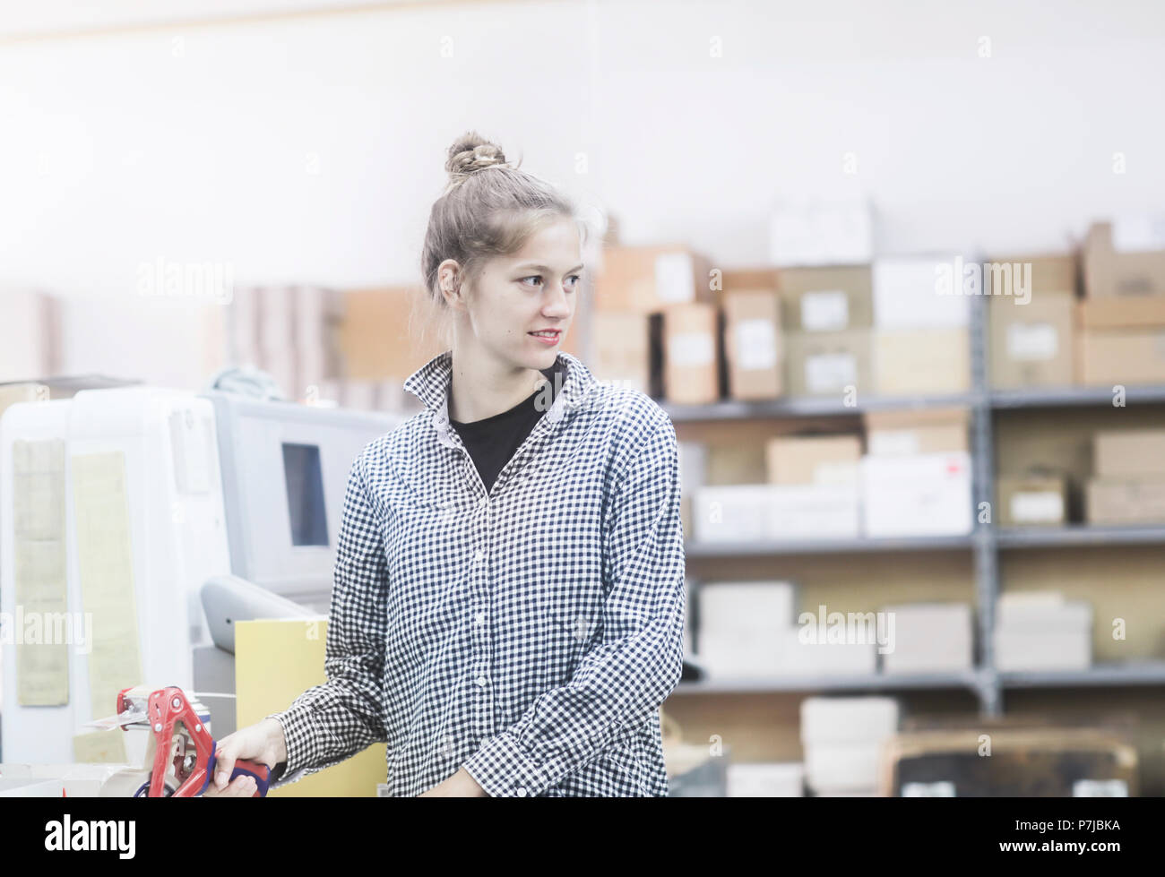 Tape gun hires stock photography and images Alamy