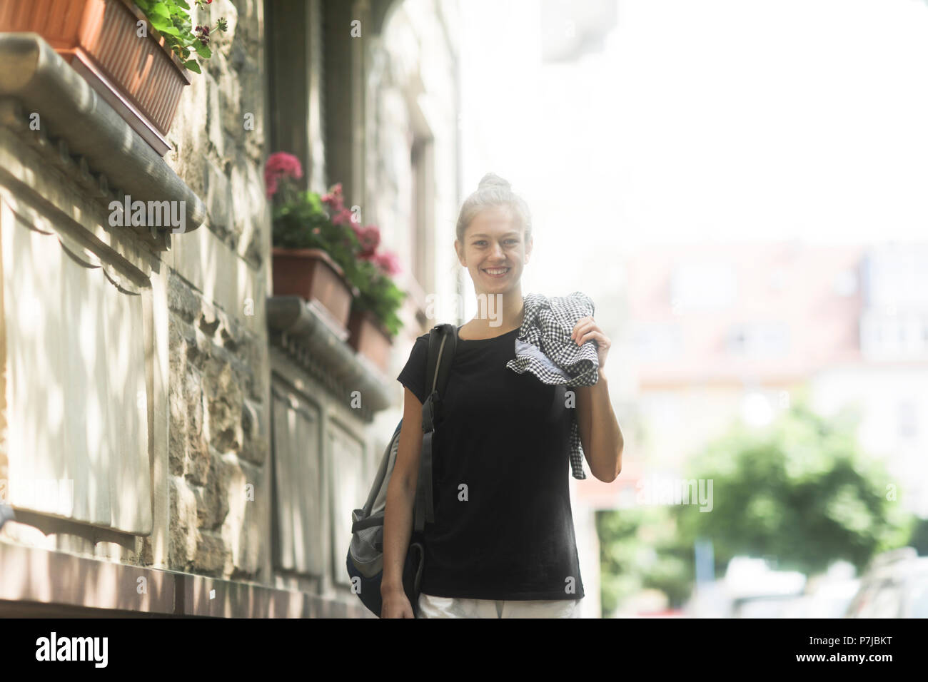 Beautiful women walking street hi-res stock photography and images - Alamy
