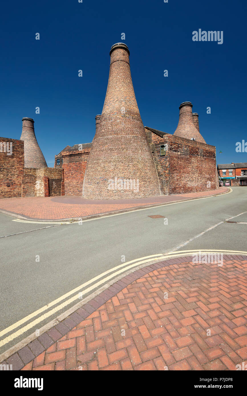 Gladstone Pottery Museum Longton Stoke on Trent Staffordshire England
