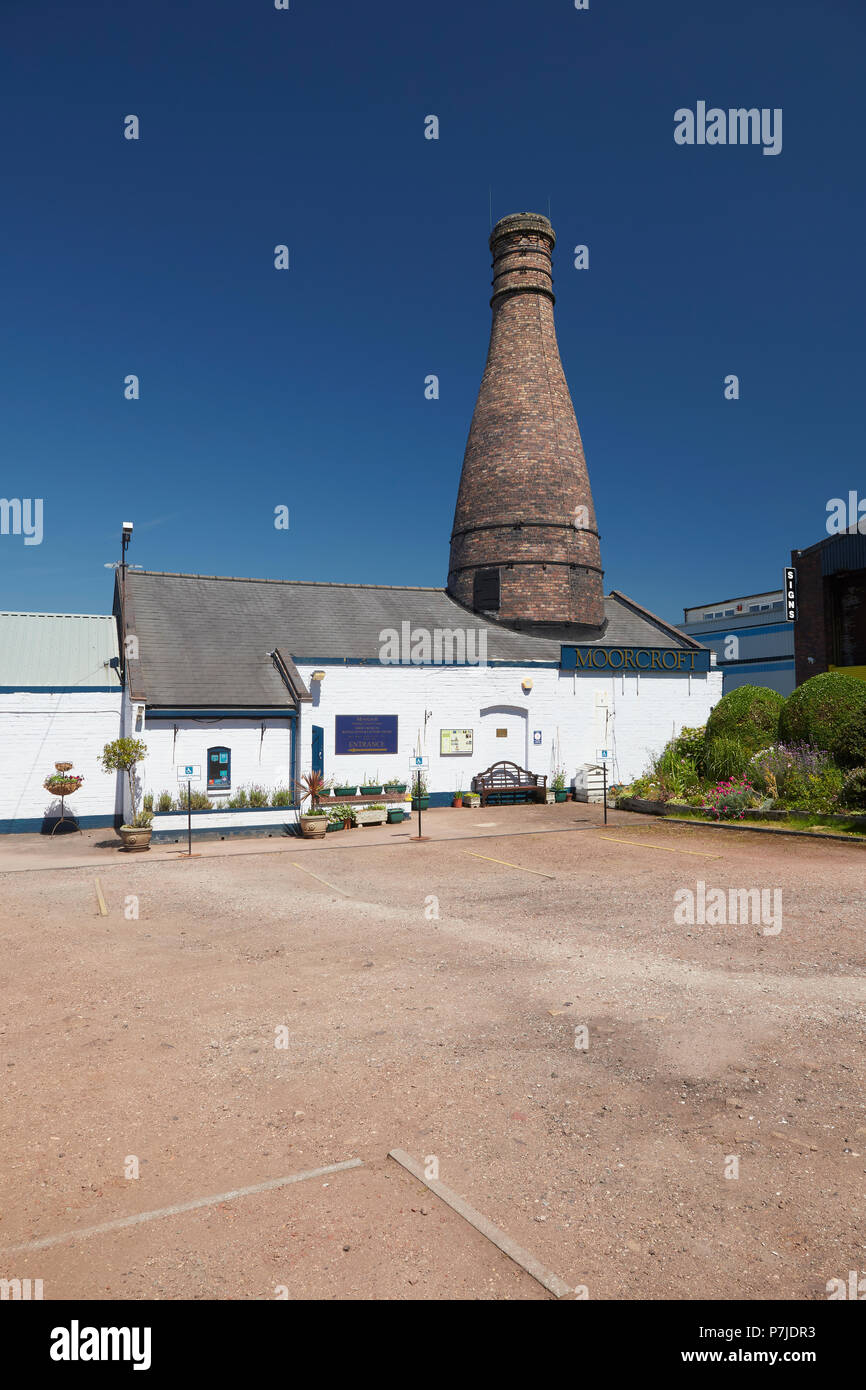 Moorcroft Pottery Visitor Centre with Bottle Kiln Burslem Stoke on
