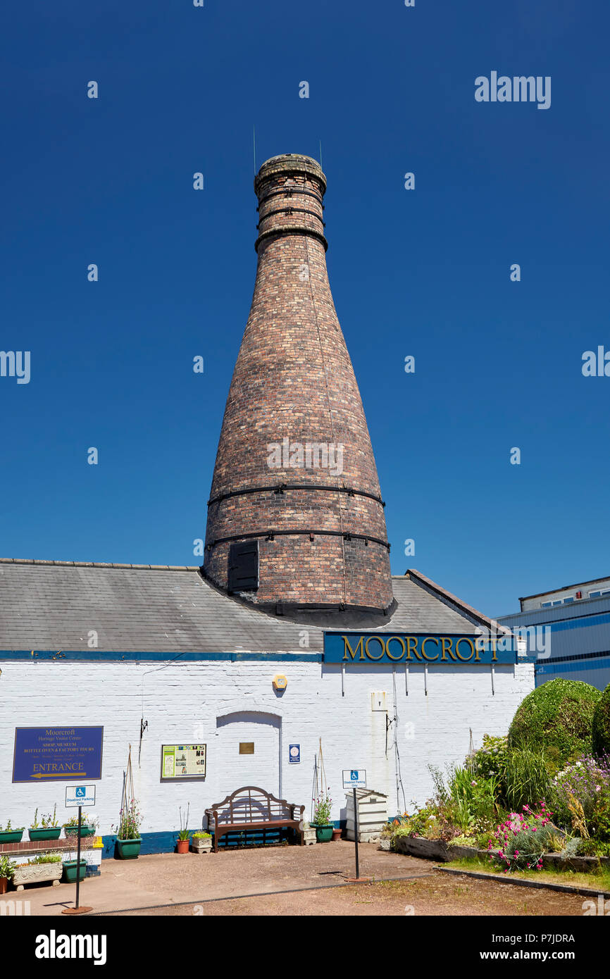 Moorcroft Pottery Visitor Centre with Bottle Kiln Burslem Stoke on