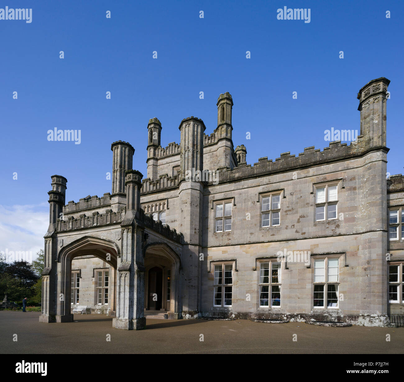 Blairquhan Castle, the Regency house near Maybole in South Ayrshire, Scotland, now owned by Chinese corporation Ganten and operated as a wedding and e Stock Photo
