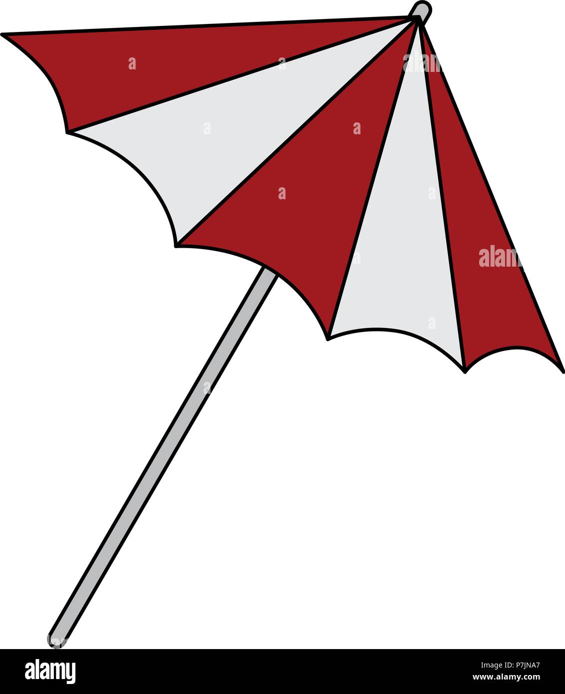 umbrella beach isolated icon Stock Vector Image & Art - Alamy