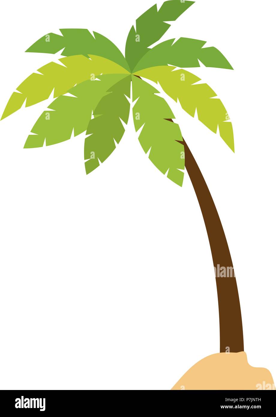 tree palms isolated icon Stock Vector Image & Art - Alamy
