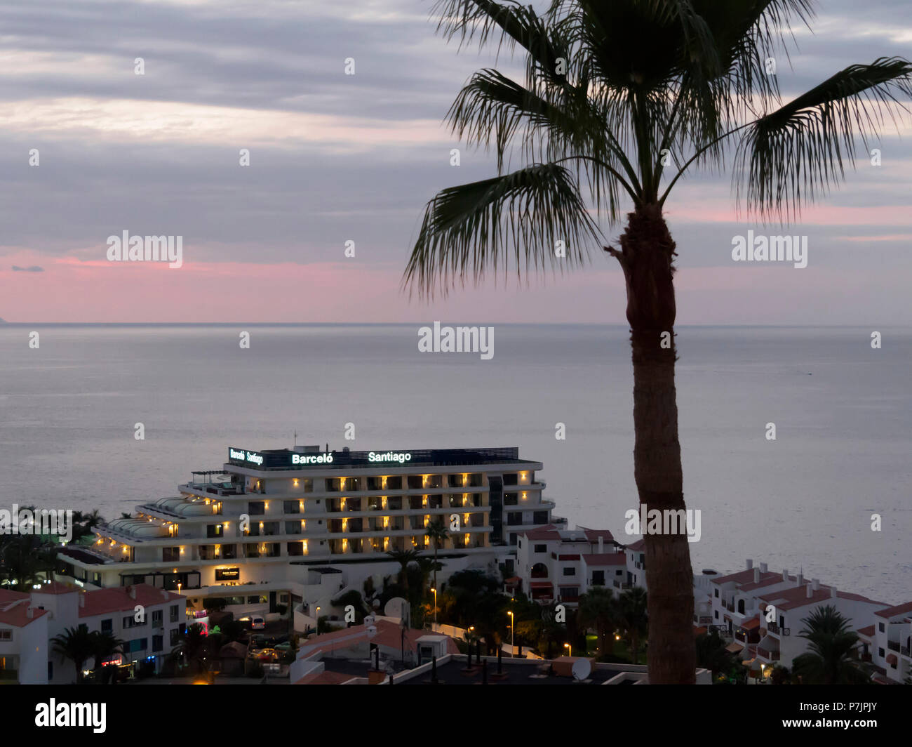 Tenerife, Canary Islands - Puerto Santiago. Barcelo Santiago hotel. Stock Photo