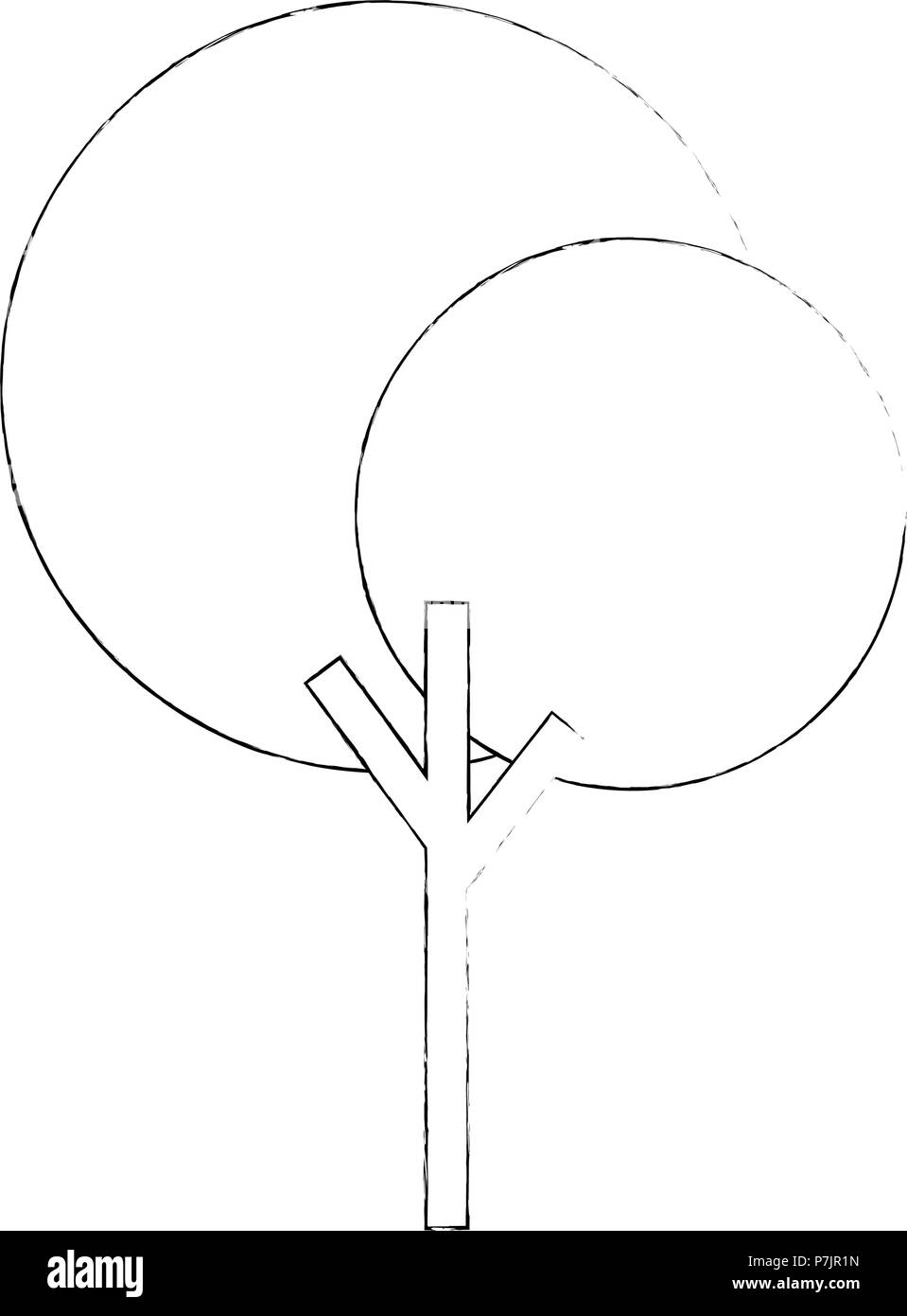tree plant nature icon Stock Vector Image & Art - Alamy
