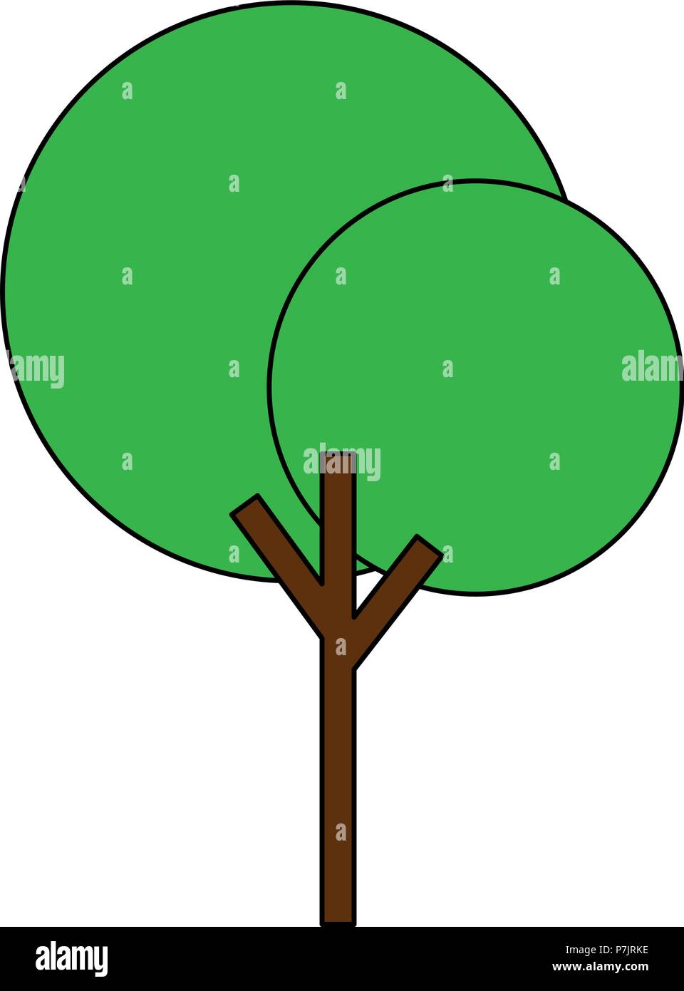 tree plant nature icon Stock Vector Image & Art - Alamy