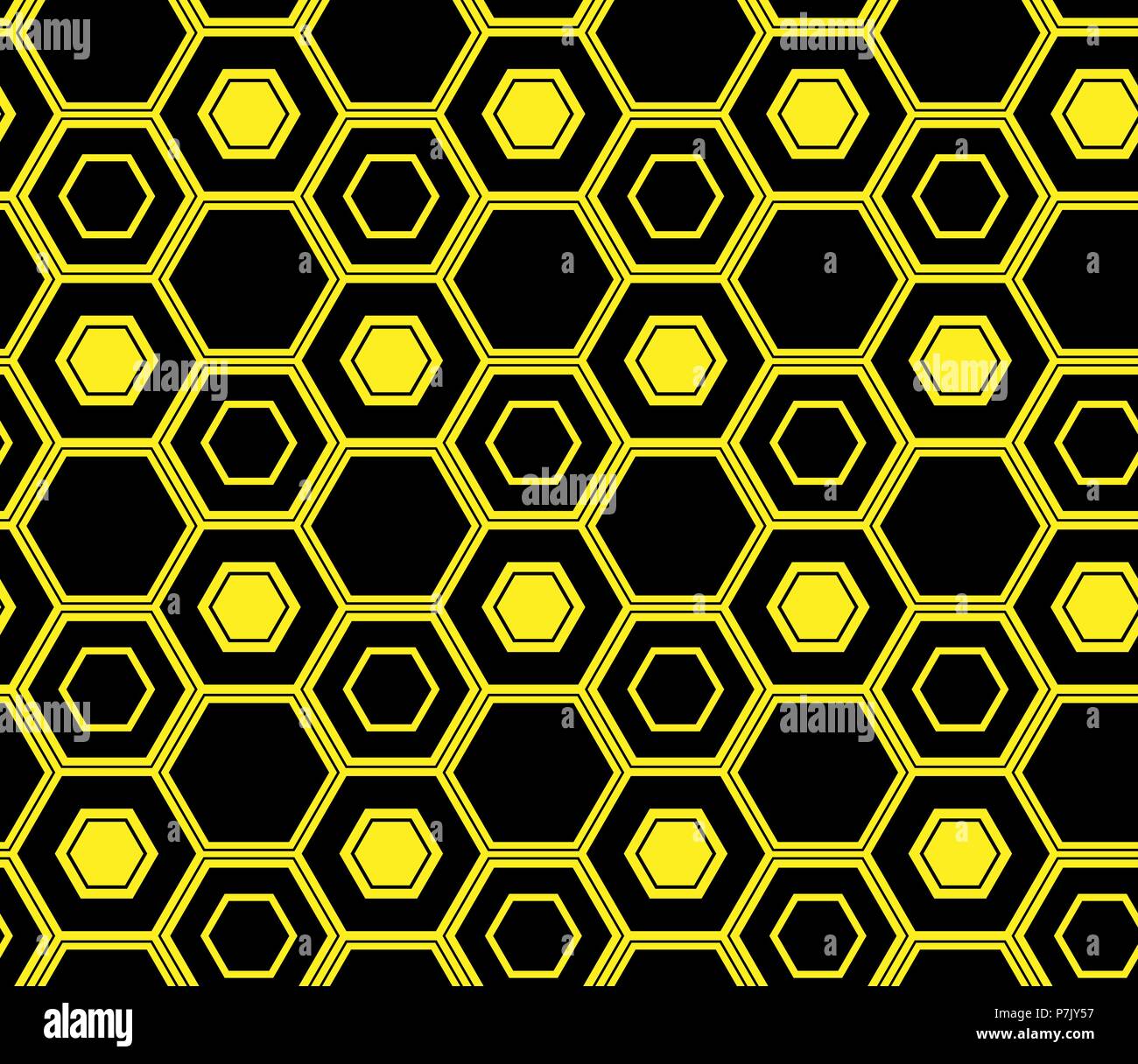 Seamless repeating background from hexagons Stock Vector