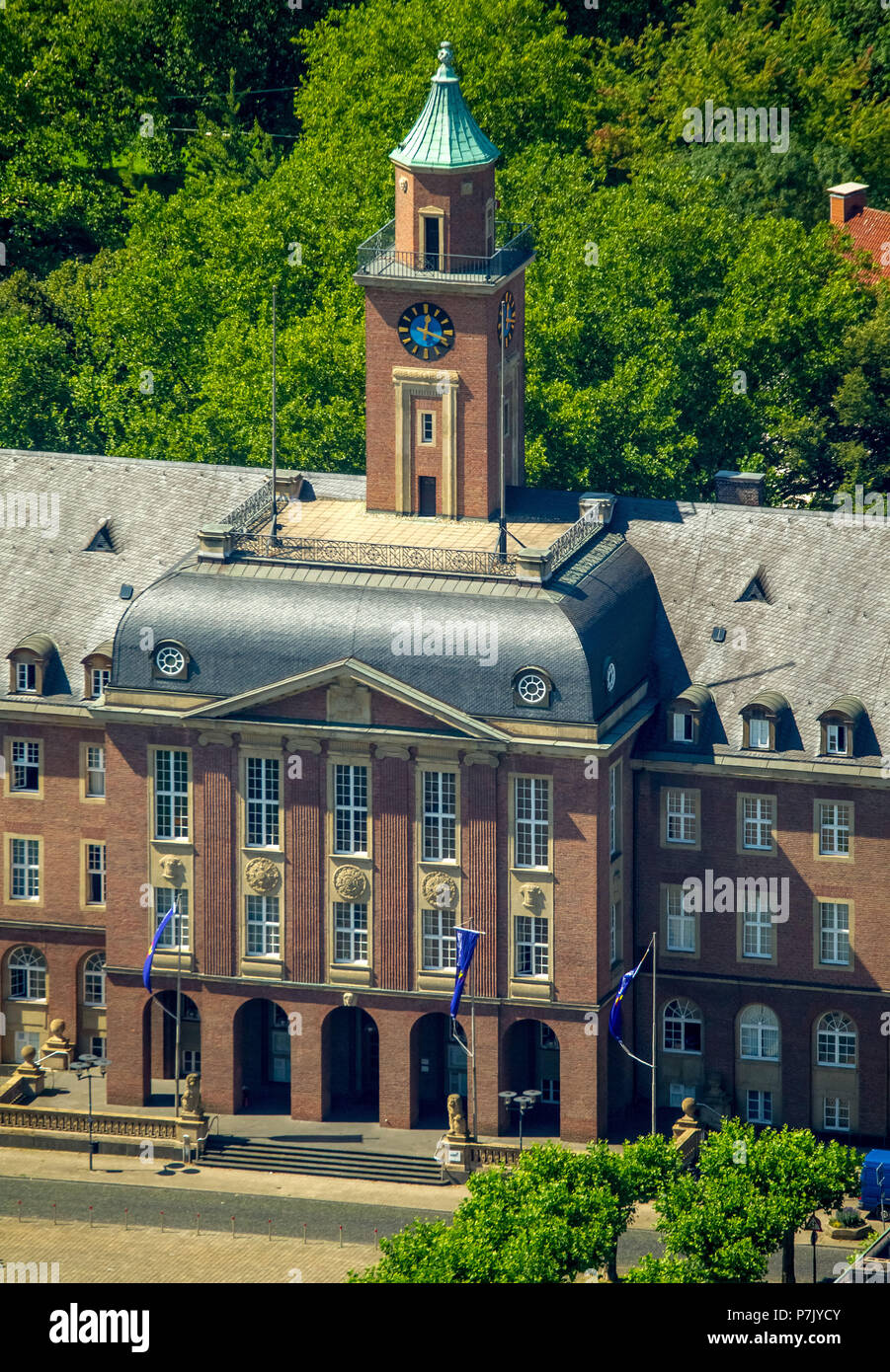 Townhall Herne Herne Ruhrgebiet North Rhine Westphalia Germany