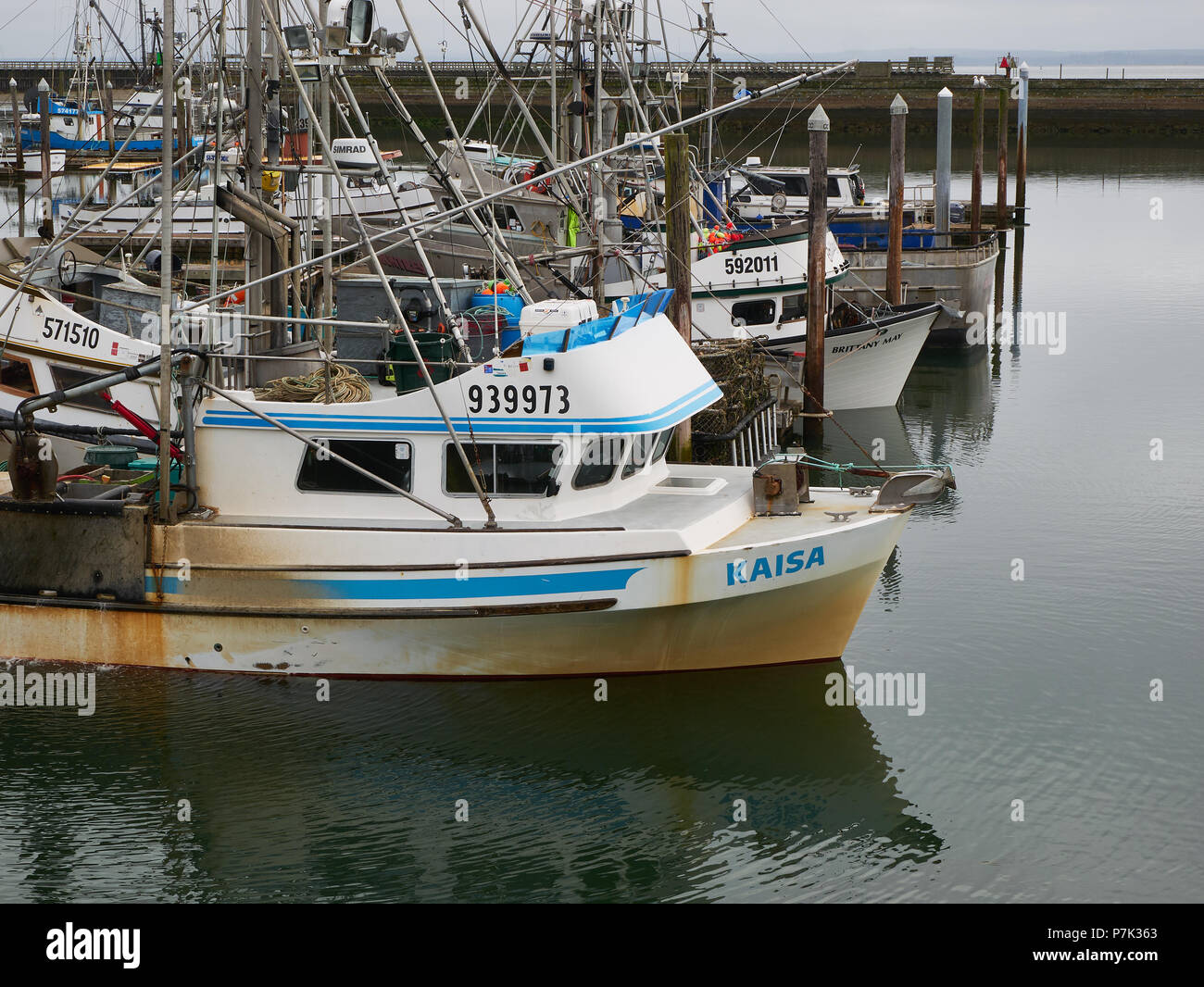 Fishing trawler in in westport hi-res stock photography and images