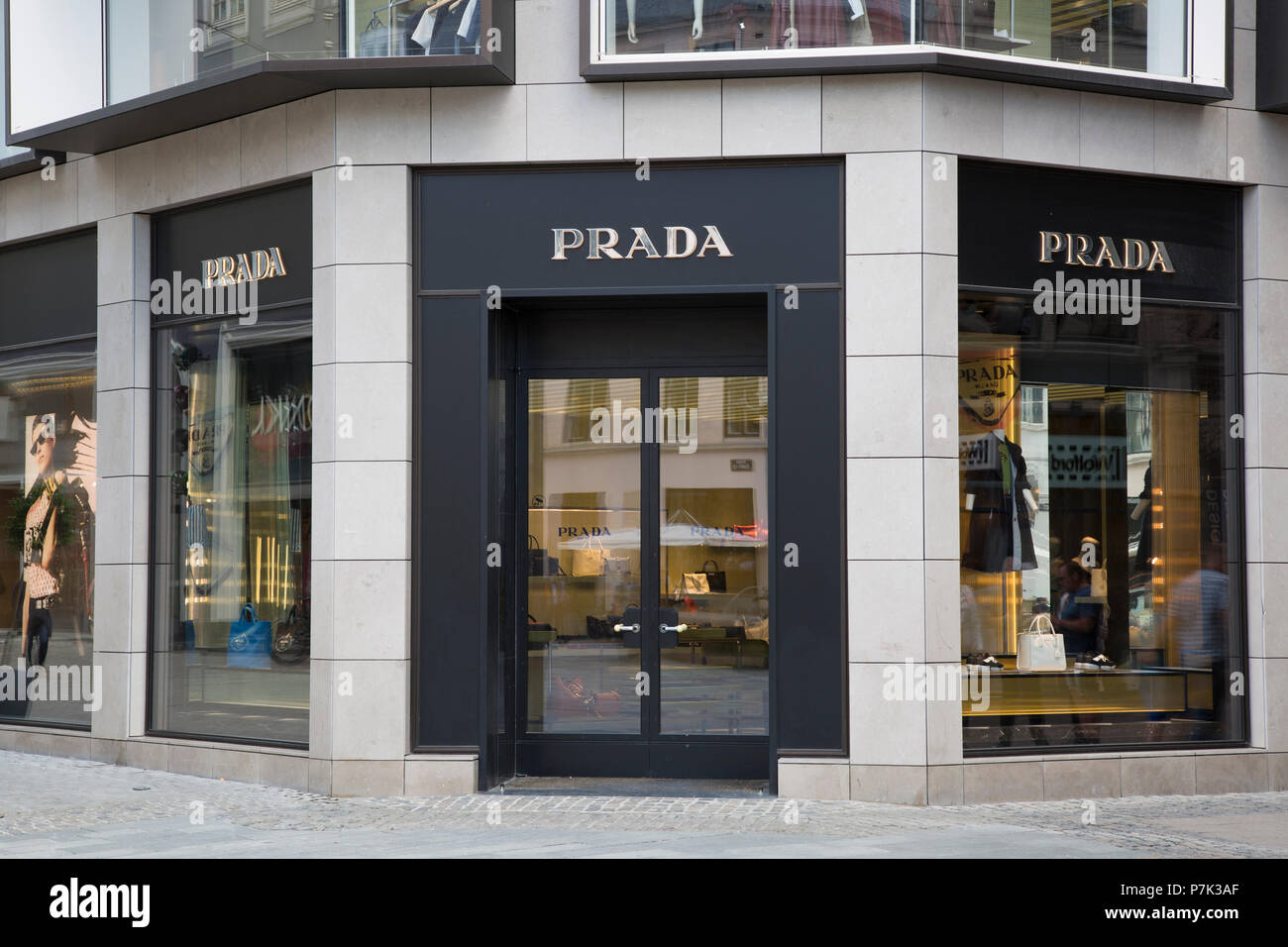 Prada Shop; Copenhagen; Denmark Stock Photo - Alamy
