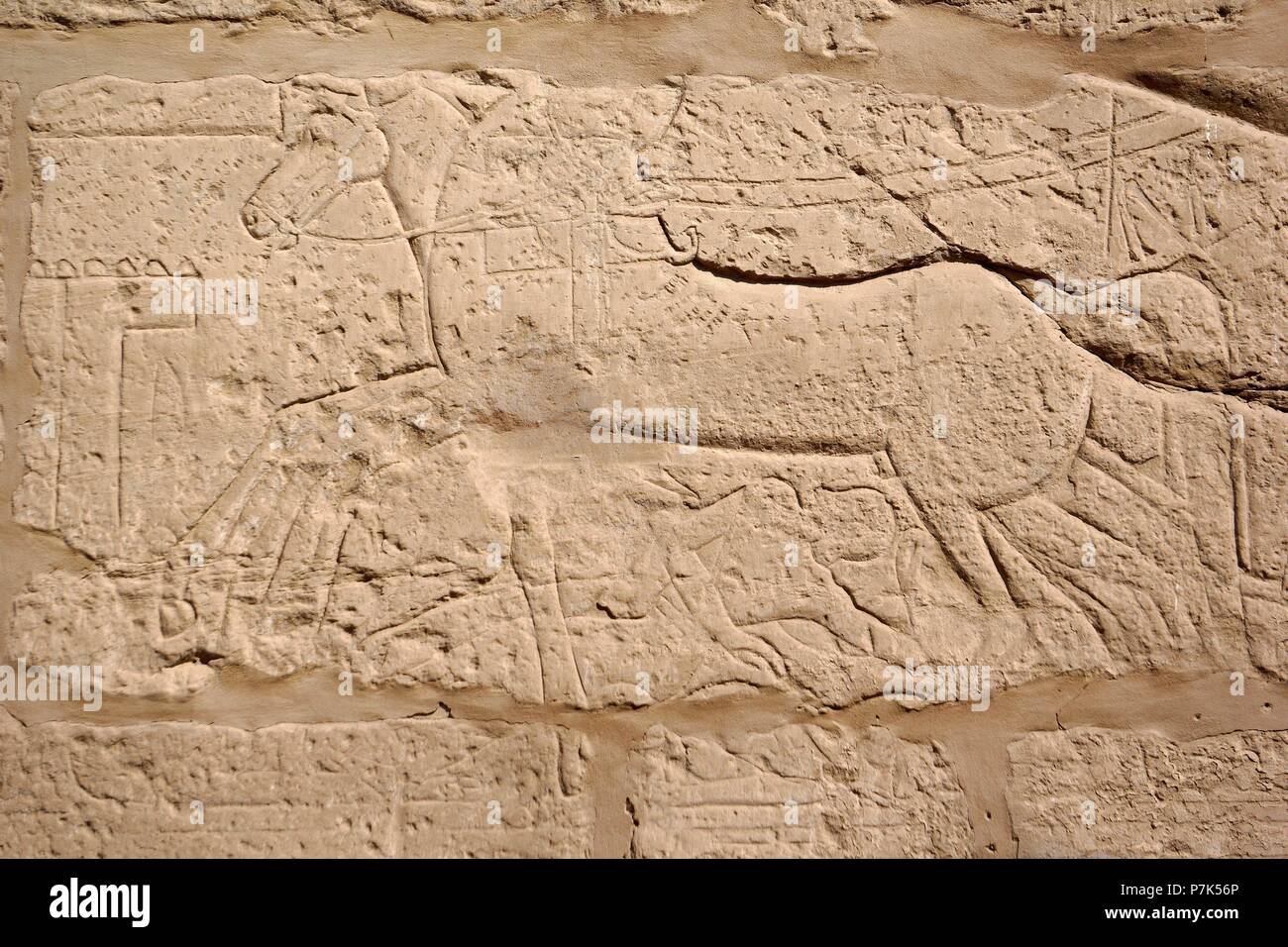 Templo De Rams S Iii Karnak Luxor Egipto Stock Photo Alamy