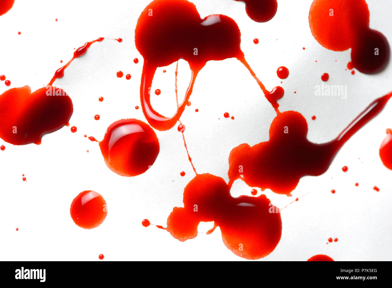 drop of blood Stock Photo