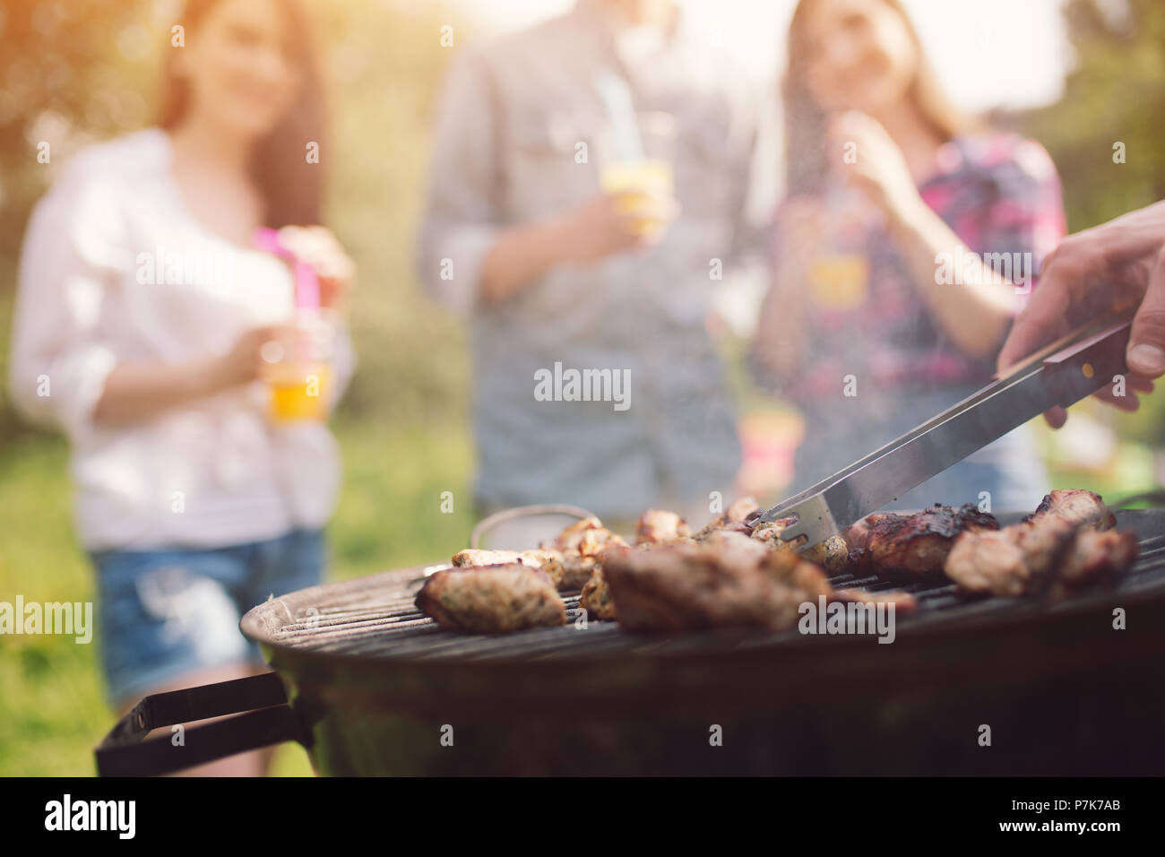 Food meat summer grill dinner hi-res stock photography and images - Alamy