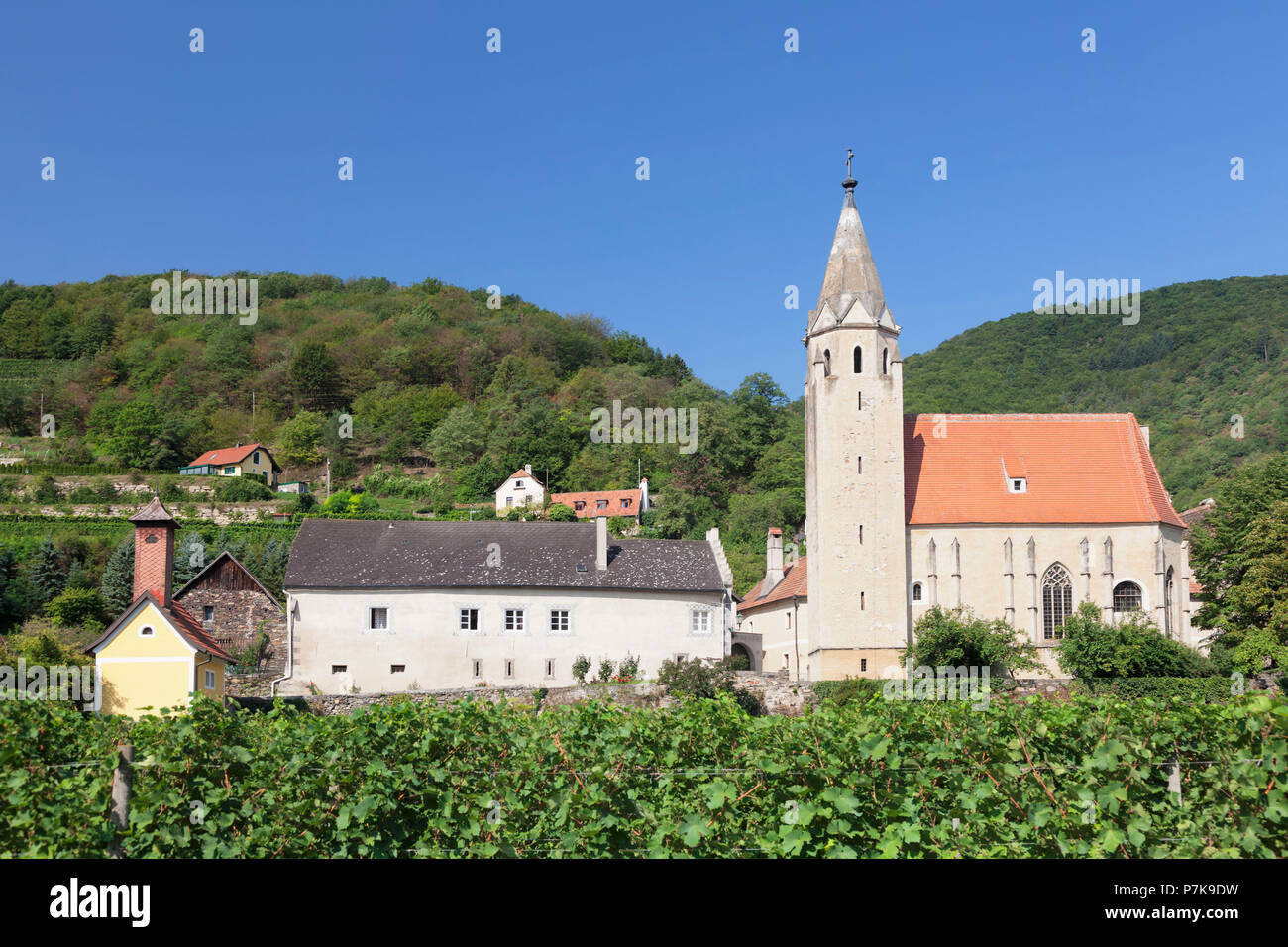 Church of St. Sigismund, Schwallenbach, Wachau, Lower Austria, Austria Stock Photo
