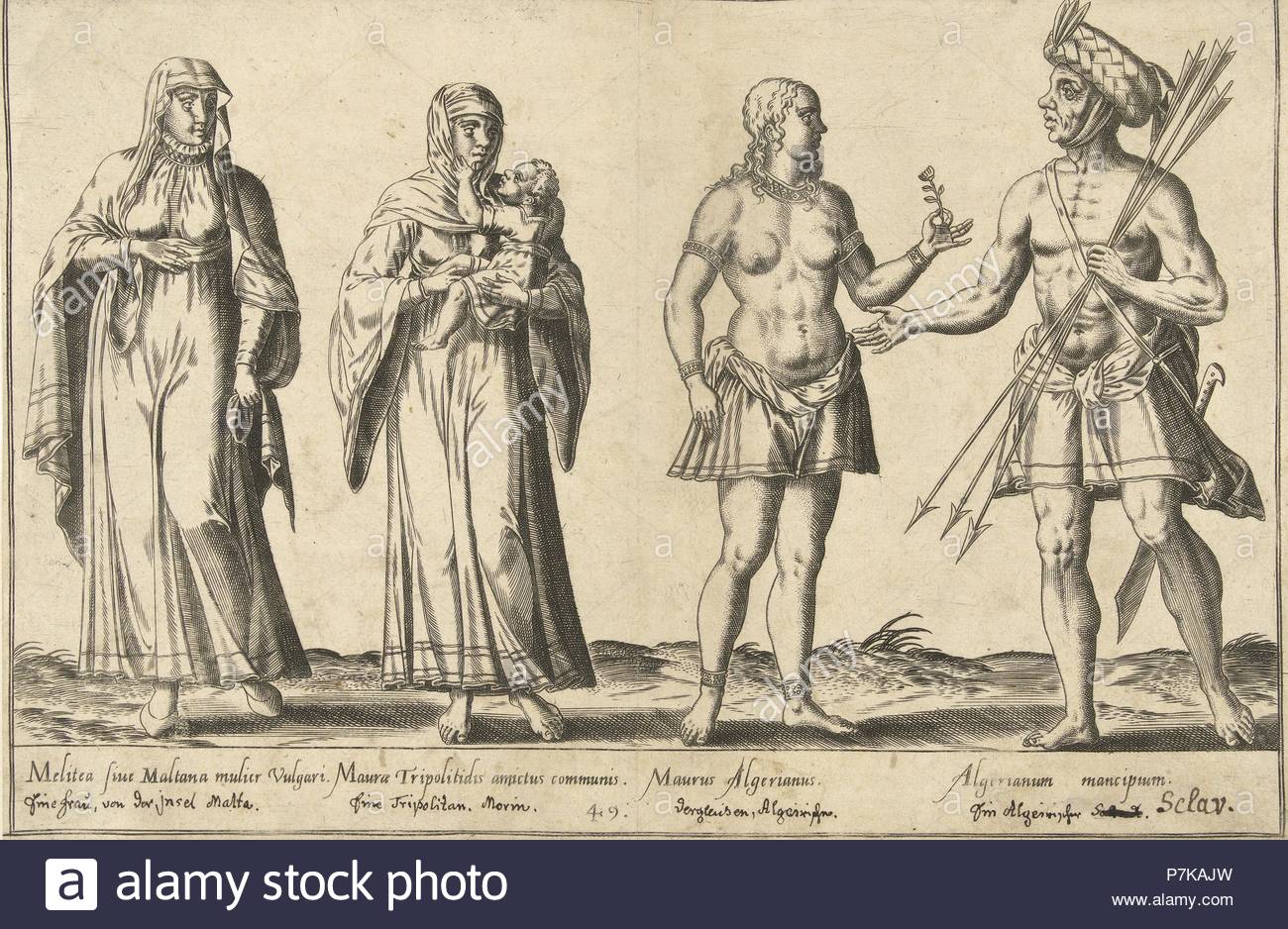 Mediterranean People around 1580, Abraham de Bruyn, Joos de Bosscher, 1581.