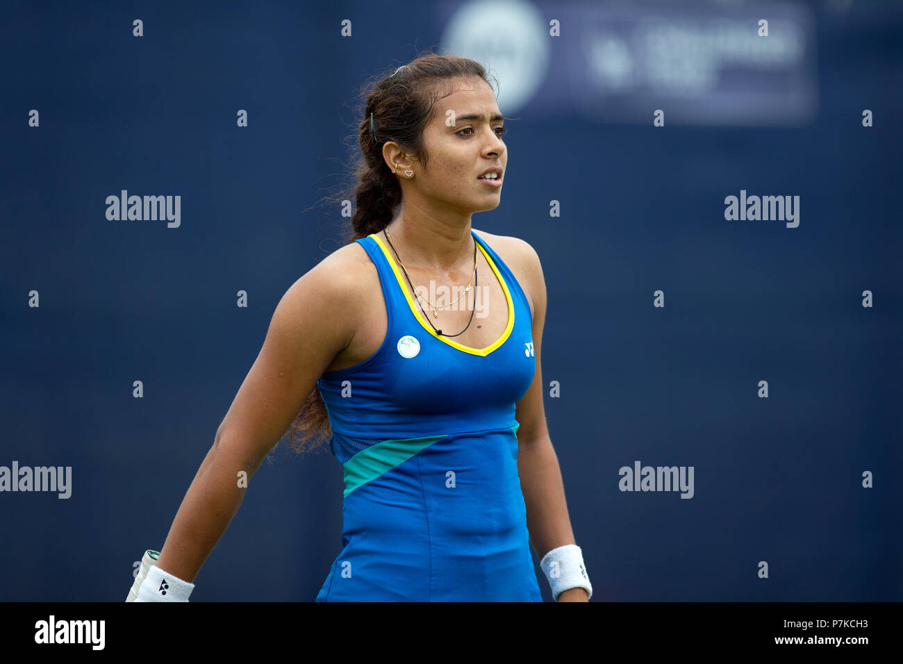 Ankita Raina, professional tennis player from India. Stock Photo
