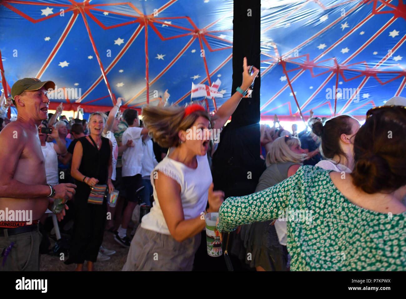 Wadebridge, Cornwall, UK. 7th July 2018. The organisers of the annual