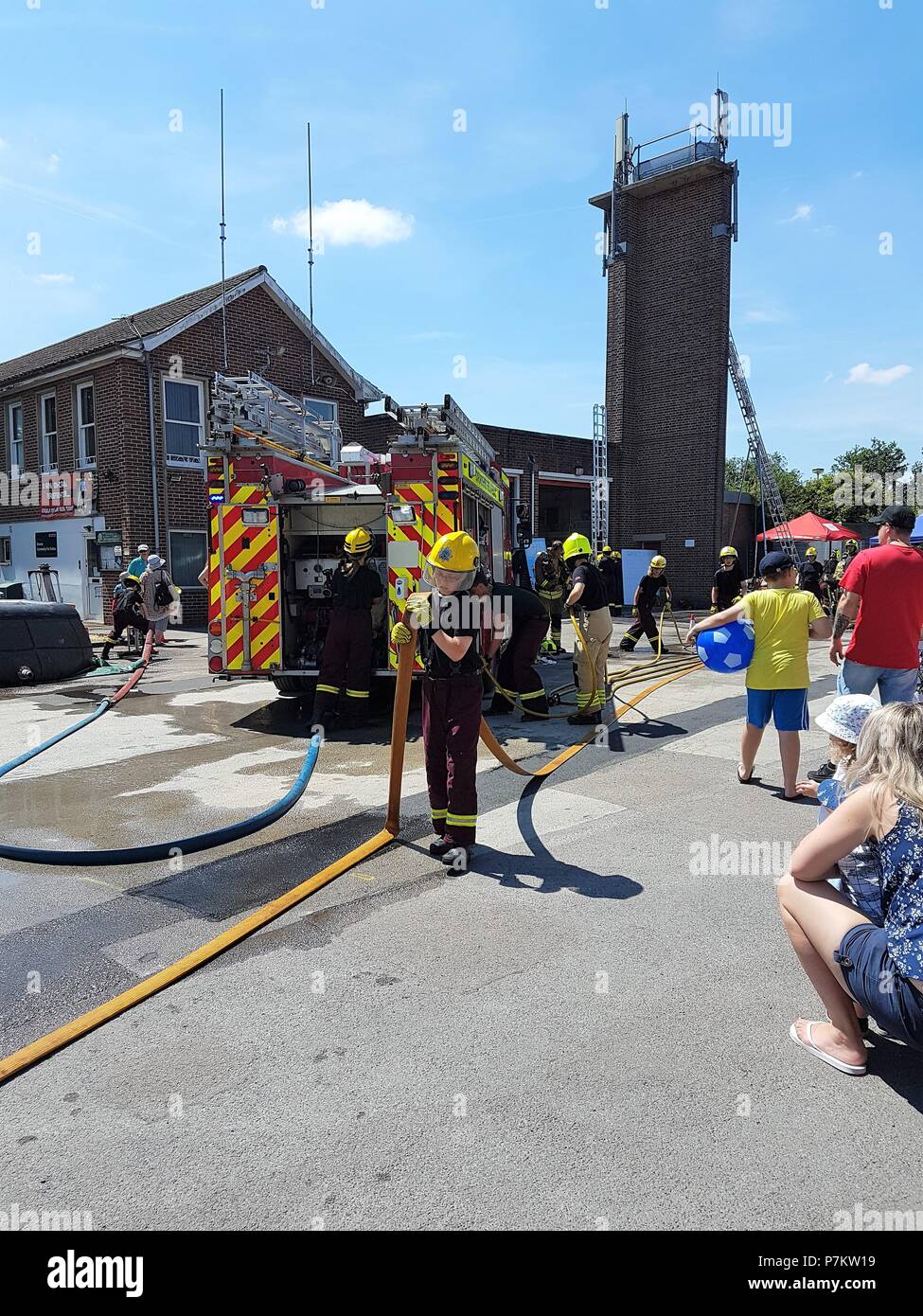 Bicester Fire Station Open Day, Bicester, Oxfordshire, UK 07.07.2018
