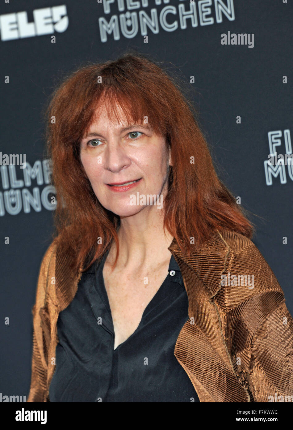 Munich, Germany. 07th July, 2018. American actress Amanda Plummer arrives at the Munich Film Festival for the award ceremony of the ARRI/OSRAM Prize. Credit: Ursula Düren/dpa/Alamy Live News Stock Photo