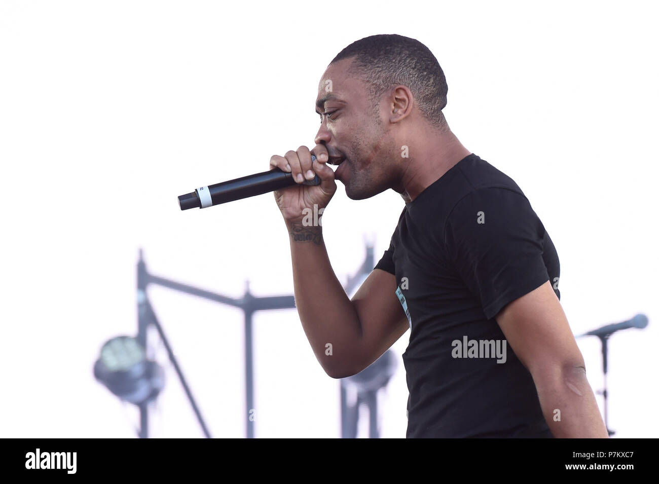 Wiley performing on the first day of the Wireless Festival, in Finsbury Park, north London. PRESS ASSOCIATION Photo. Picture date: Friday July 6th, 2018 Stock Photo
