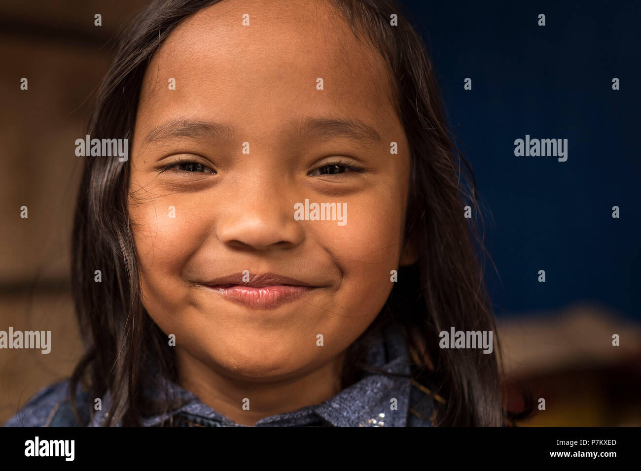Asia child girl laughing hi-res stock photography and images - Alamy