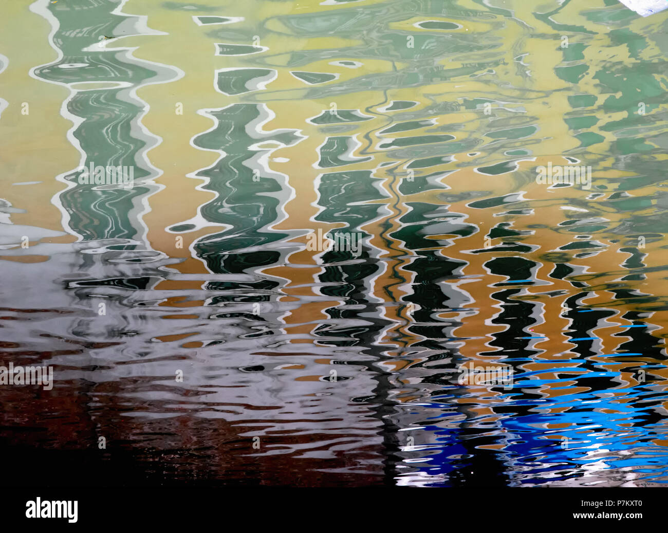 Water reflection in a canal in Venice, Italy Stock Photo - Alamy