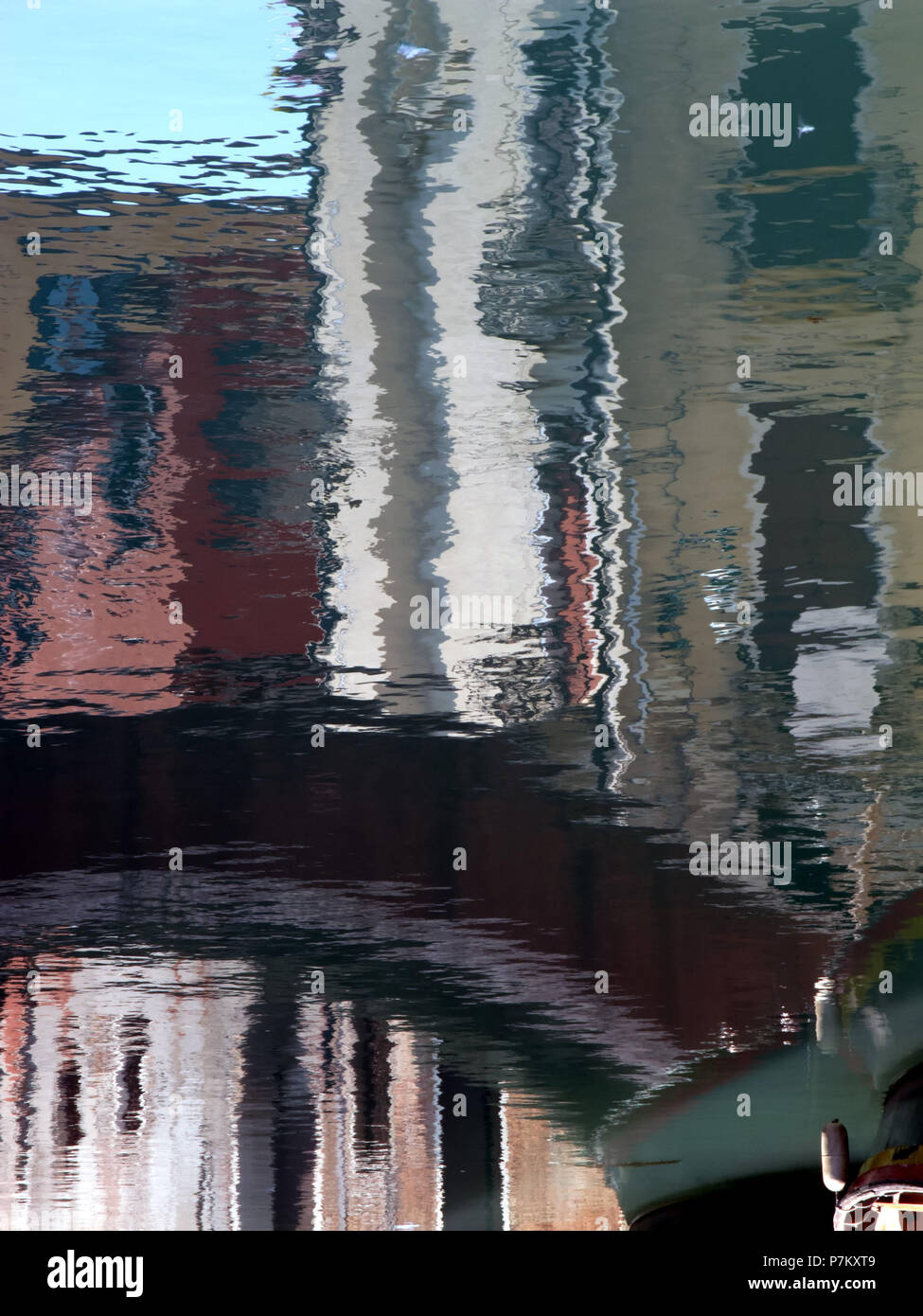 Water reflection in a canal in Venice, Italy Stock Photo - Alamy