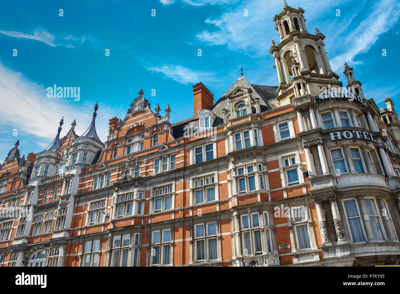 The Grand Hotel Leicester Stock Photo