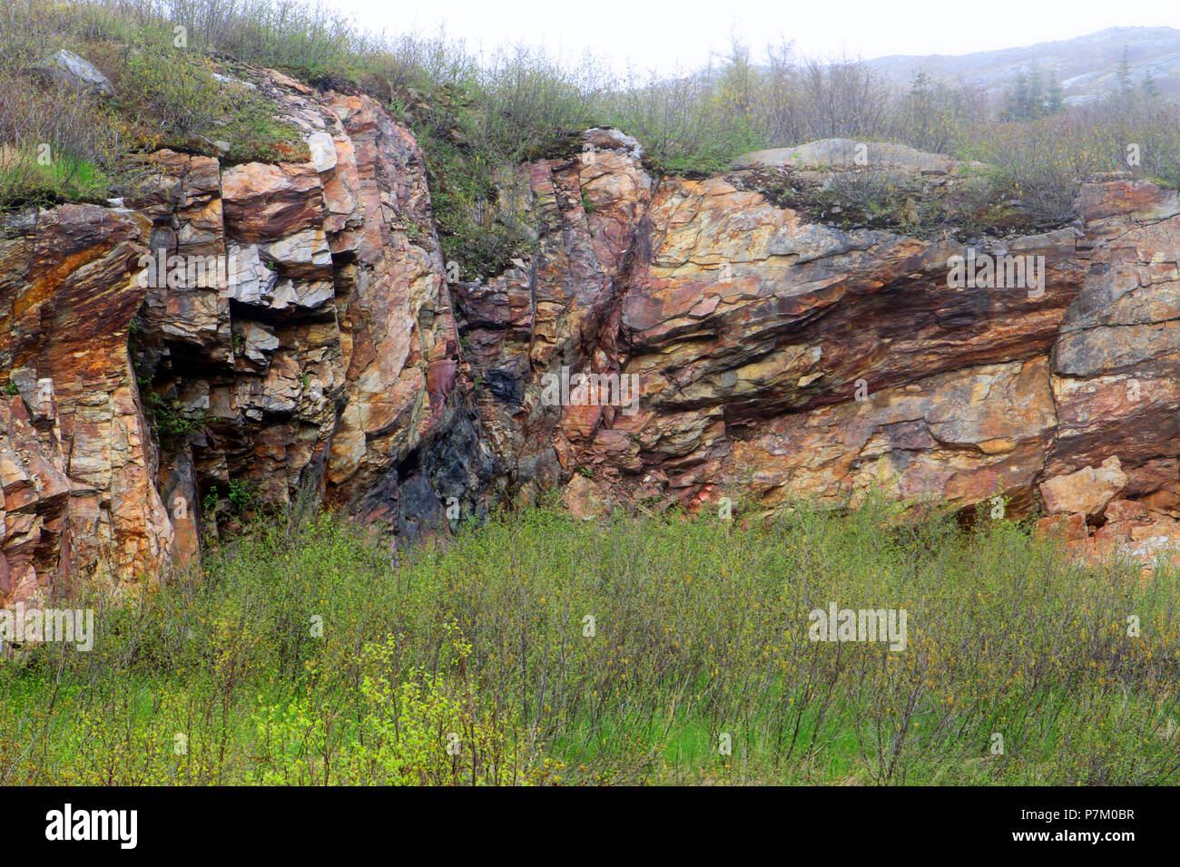 Travelogue,  Travel Newfoundland, Canada,  Landscapes and scenic,  Canadian Province,  'The Rock', Stock Photo