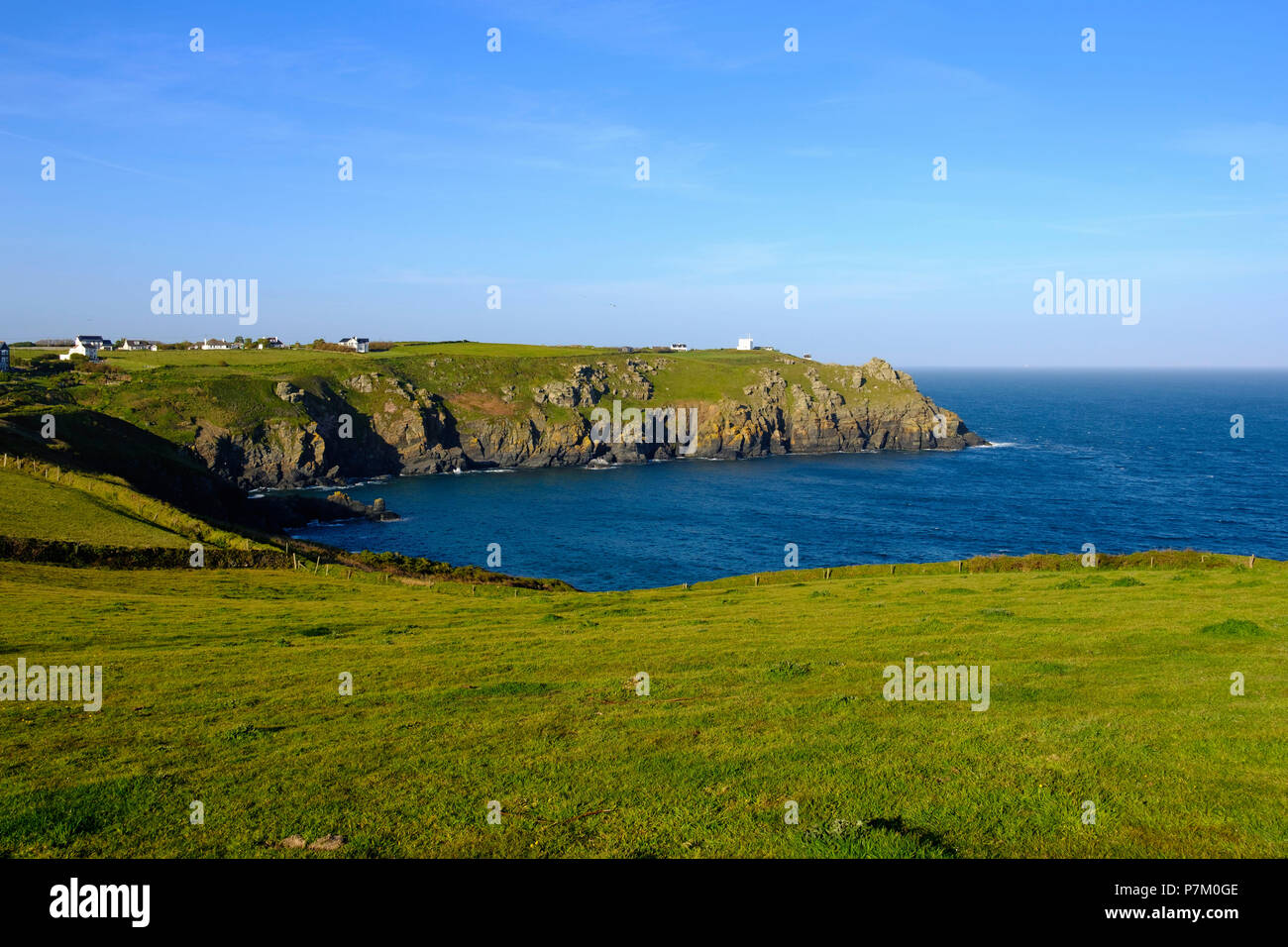 Housel Cove, Lizard Point, Lizard Peninsula, Cornwall, England, UK Stock Photo Alamy