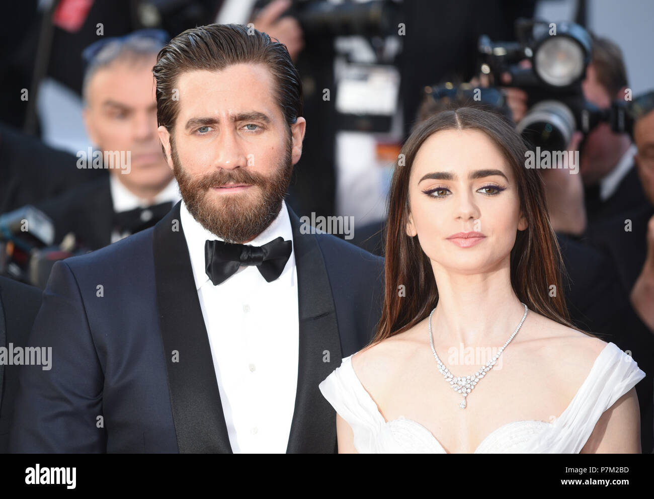 May 19, 2017 - Cannes, France: Jake Gyllenhaal and Lily Collins ...