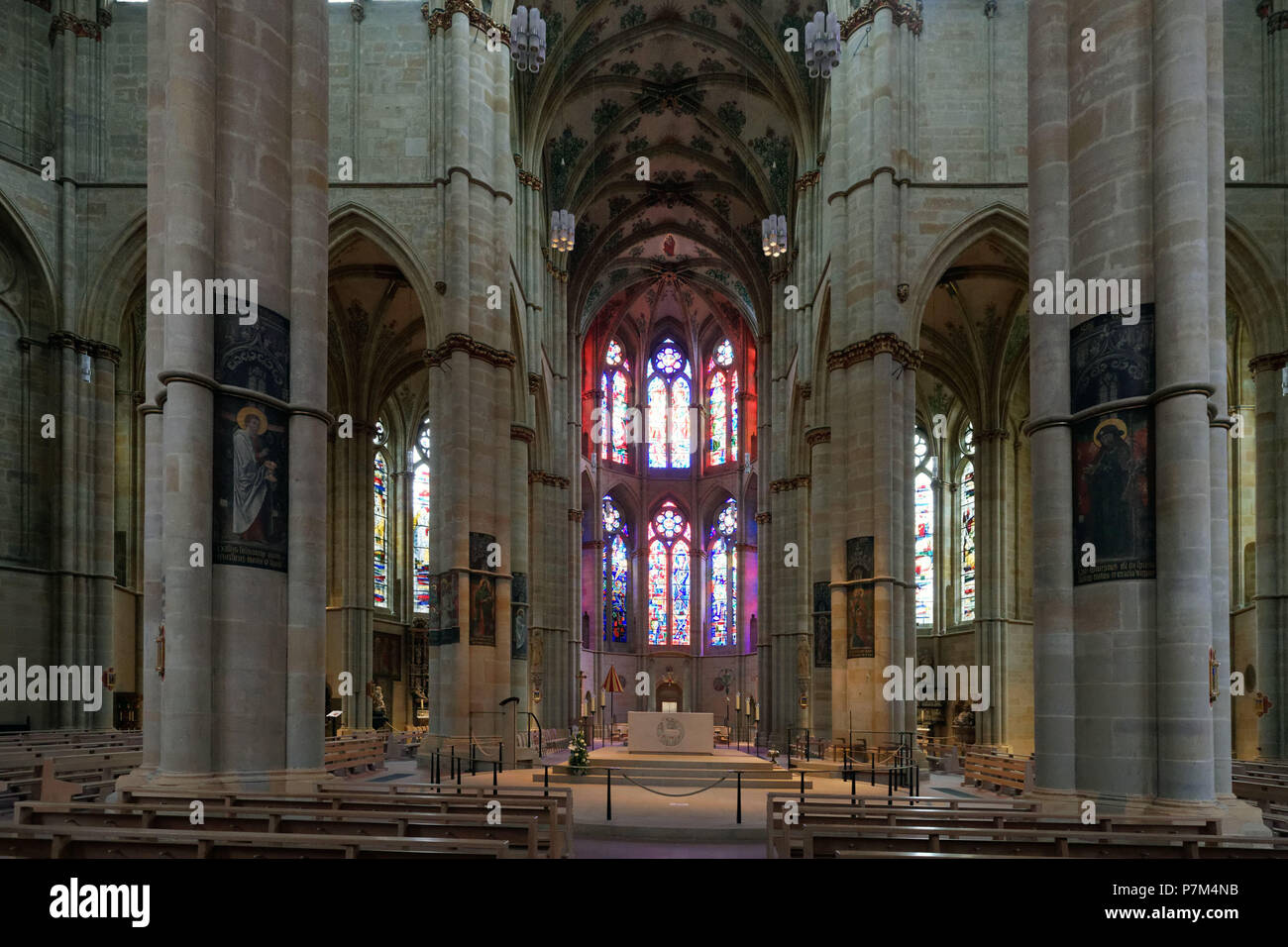 Germany, Rhineland-Palatinate (Rheinland-Pfalz), Mosel River Valley, Trier, Church of Our Lady (Liebfrauenkirche) listed as World Heritage by UNESCO Stock Photo