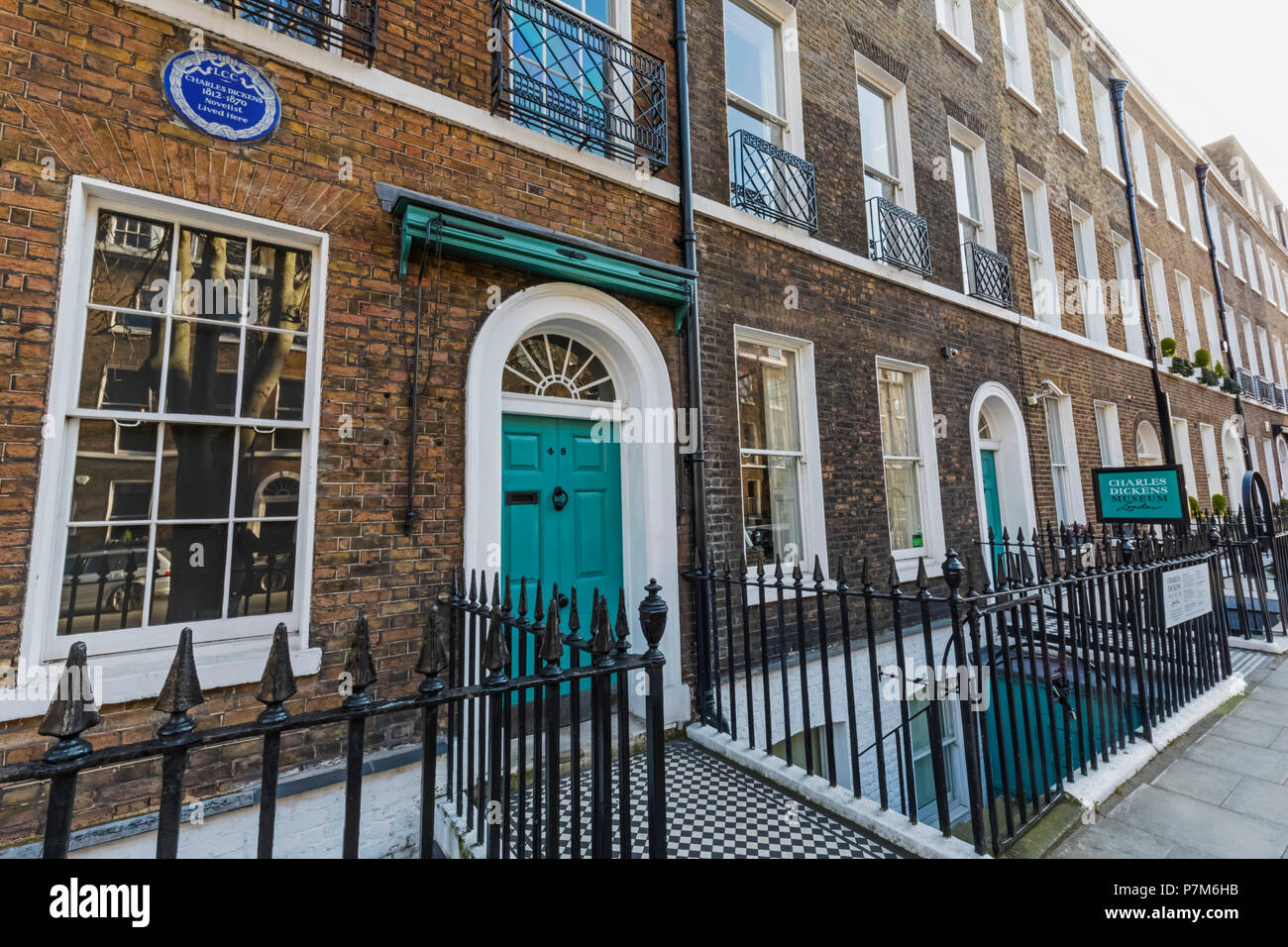 England, London, Bloomsbury, Charles Dickens Museum Stock Photo