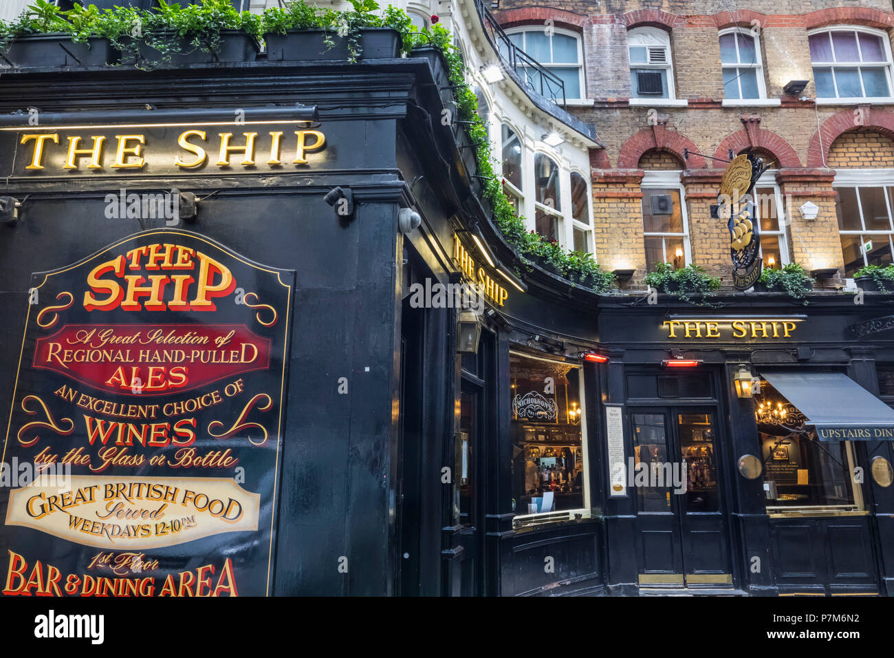England, London, The City of London, The Ship Pub Stock Photo