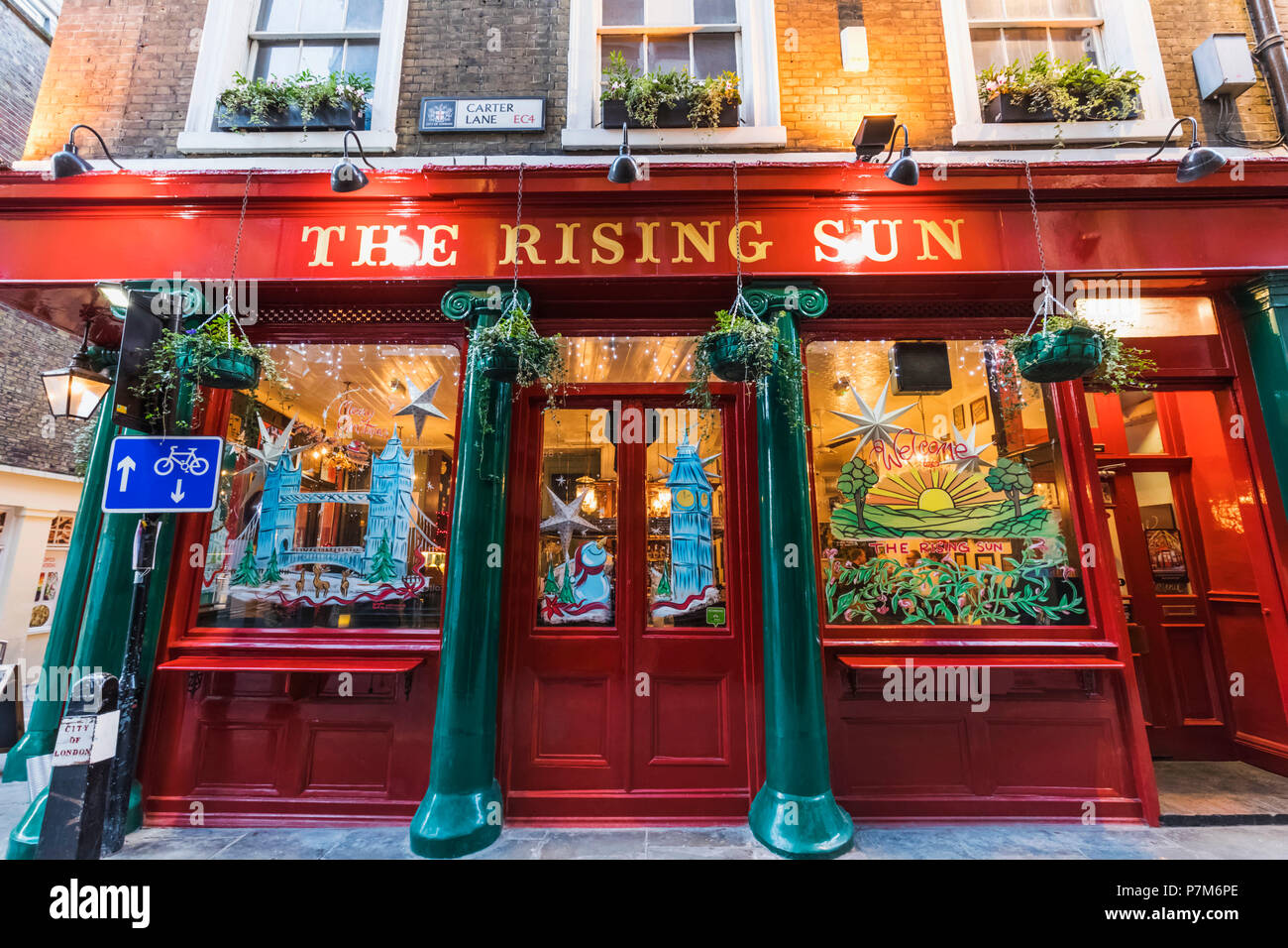 England, London, The City of London, The Rising Sun Pub Stock Photo