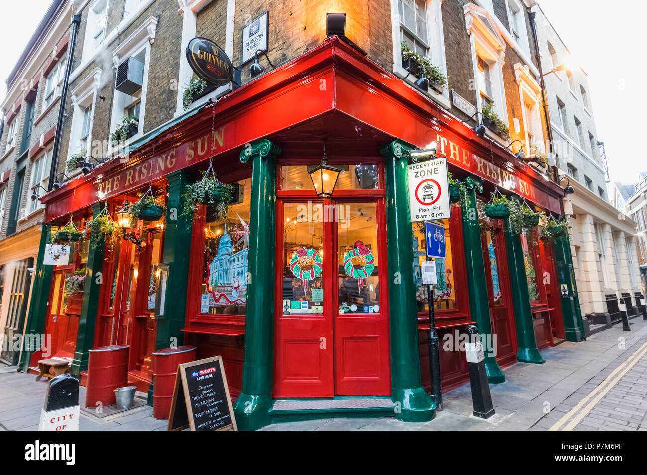England, London, The City of London, The Rising Sun Pub Stock Photo