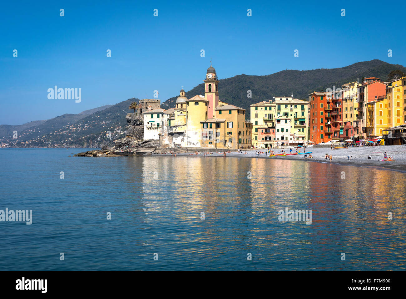 Camogli beach hi-res stock photography and images - Alamy