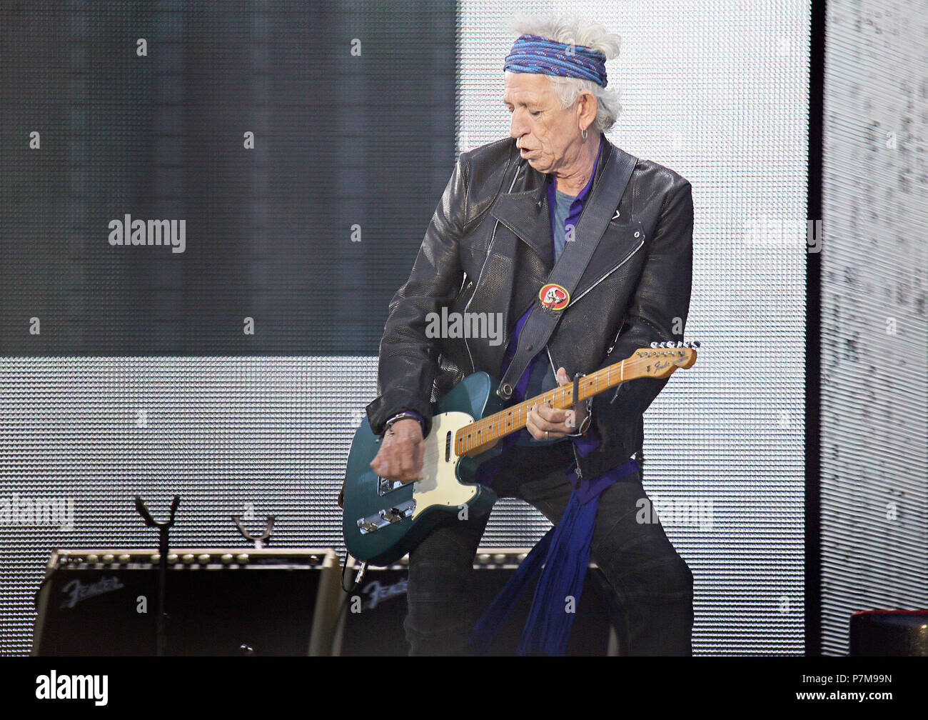 The Rolling Stones Performing On their 'No Filter' Tour At Manchester Old  Trafford Featuring: The Rolling Stones, Keith Richards Where: Manchester,  United Kingdom When: 05 Jun 2018 Credit: Sakura/WENN.com Stock Photo -
