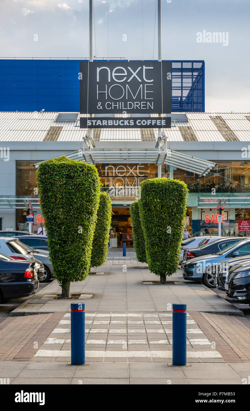 Next home store in WestQuay Retail Park in Southampton, England, UK Stock Photo