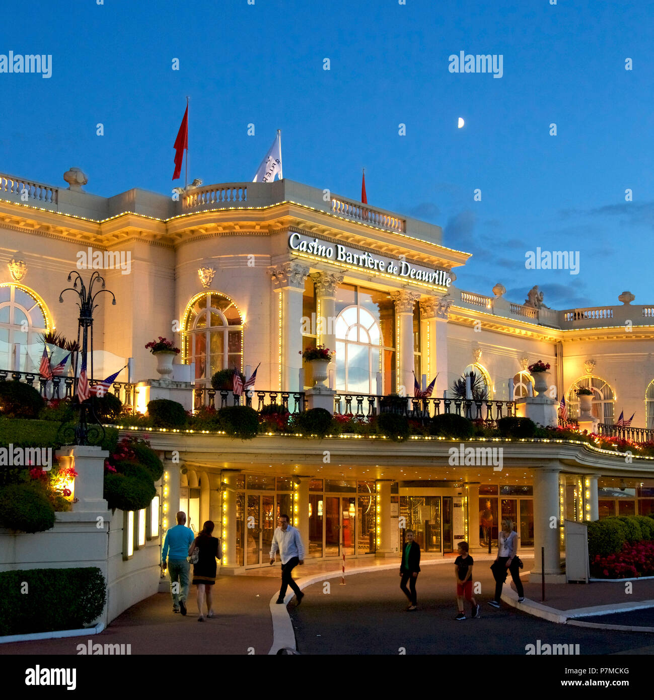 France, Calvados, Pays d'Auge, Deauville, the Casino Barriere, of Lucien  Barriere Group, is a prestigious classic style casino founded in 1912 Stock  Photo - Alamy