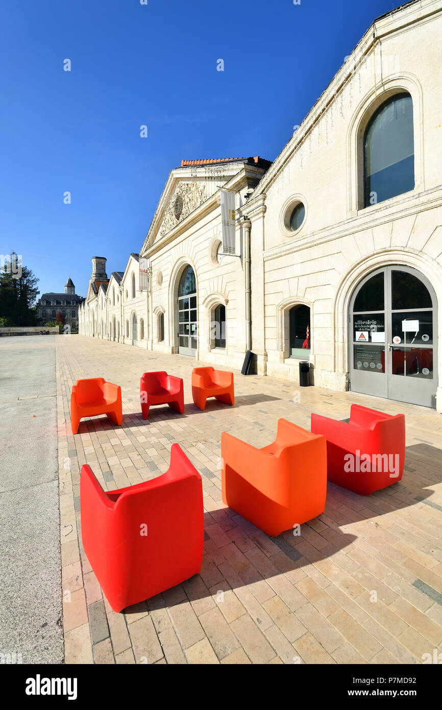 France, Charente, Angouleme, CIBDI, international city of comics and picture, the museum of comics installed in the cellar Magelis Stock Photo