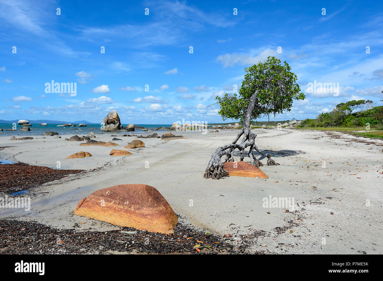 Scenic view of popular Quintell Beach, Lockhart River, Cape York Peninsula, Far North Queensland